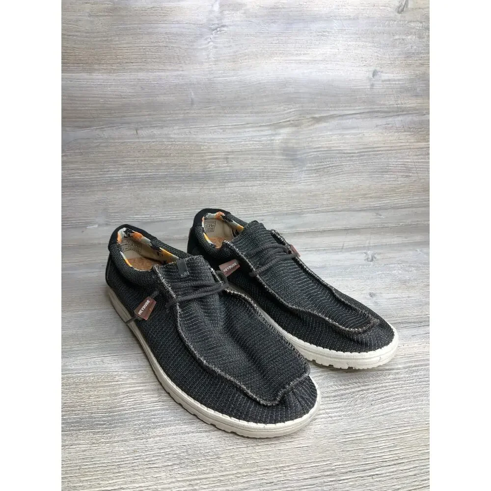Hey Dude Wally ECO Stretch Casual Shoes Sneakers Mens Size 13 Gray
